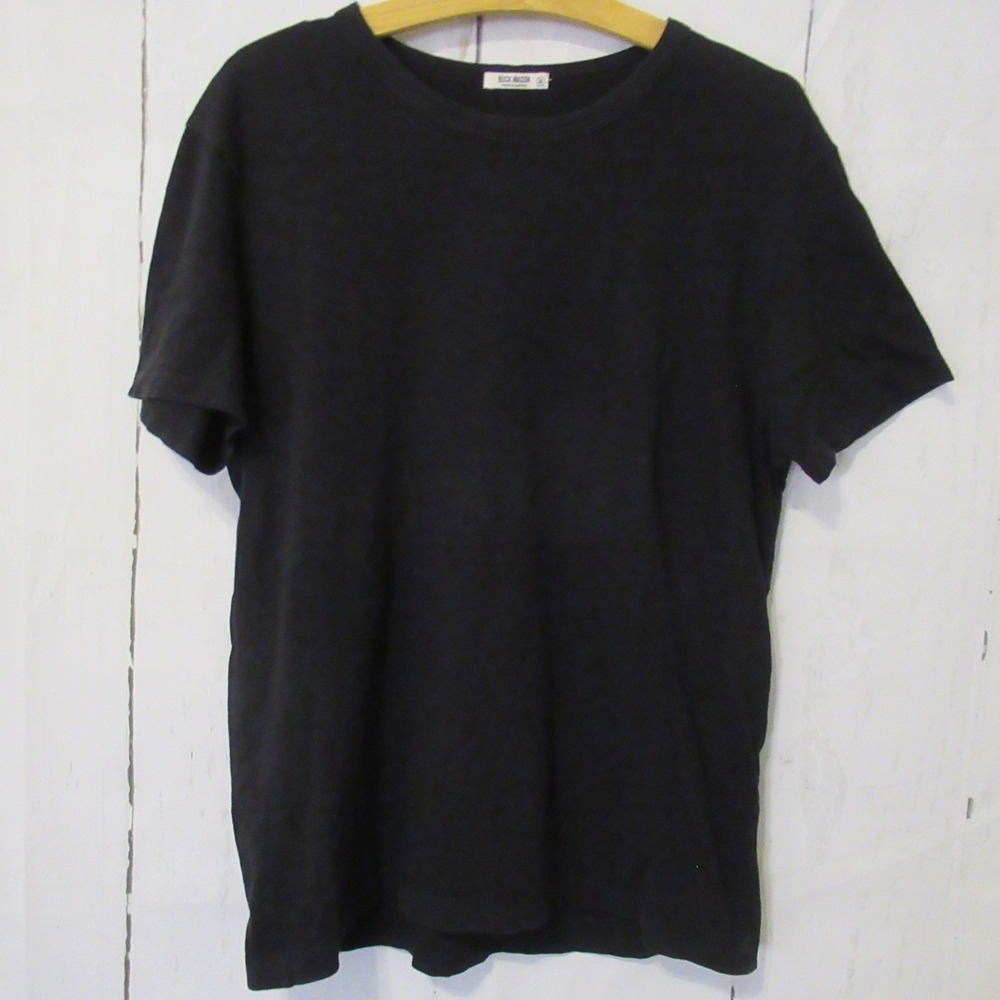 Buck Mason T Shirt M Black 100% Cotton Short Sleeve Minimalist